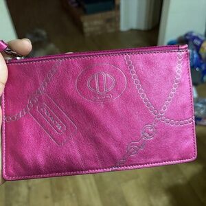 Pink Coach Wristlet